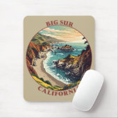 Big Sur California USA Mousepad (Mit Mouse)