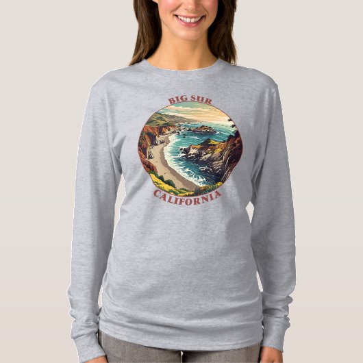 Big Sur California USA T-Shirt (Vorderseite)