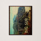 Big Sur California Vintag Puzzle (Vertikal)