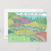 Big Sur Camping Trip 2016 Postkarte (Vorne/Hinten)