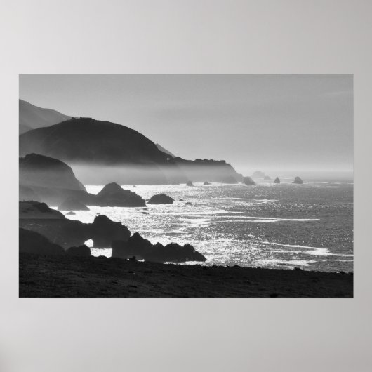 Big Sur Coast von Lisa Lavin Poster (Vorne)