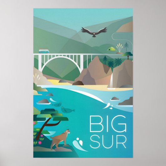 Big Sur Druck Poster (Vorne)