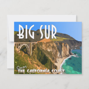 Big Sur Kalifornien Pacific Coast Highway Flachkar