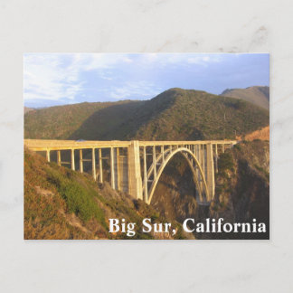 Big Sur, Kalifornien Postkarte