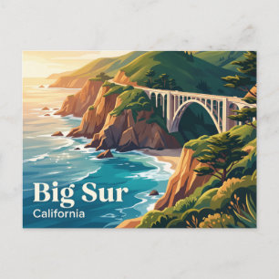 Big Sur Kalifornien Postkarte