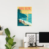 Big Sur - Kaliforniens Schönheit an der Pazifikküs Poster (Heimbüro)