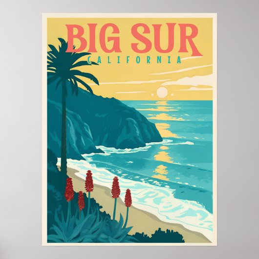 Big Sur - Kaliforniens Schönheit an der Pazifikküs Poster (Vorne)