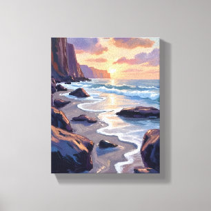 Big Sur, kalifornische Kunst an der Küste Leinwanddruck