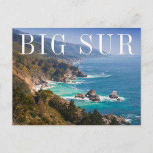 Big Sur Kalifornische Küste   Danke Postkarte