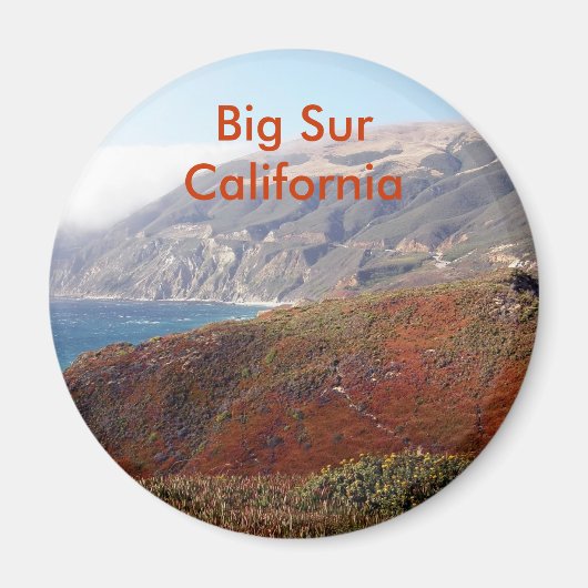 Big Sur, kalifornische Landschaft Magnet (Vorne)