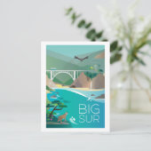 Big Sur, kalifornische Postkarte (Stehend Vorderseite)