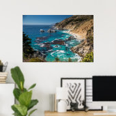 Big-Sur-Küste, Westküste, Pazifikküste Poster (Heimbüro)