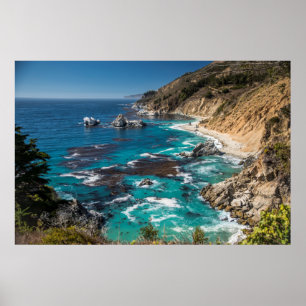 Big-Sur-Küste, Westküste, Pazifikküste Poster