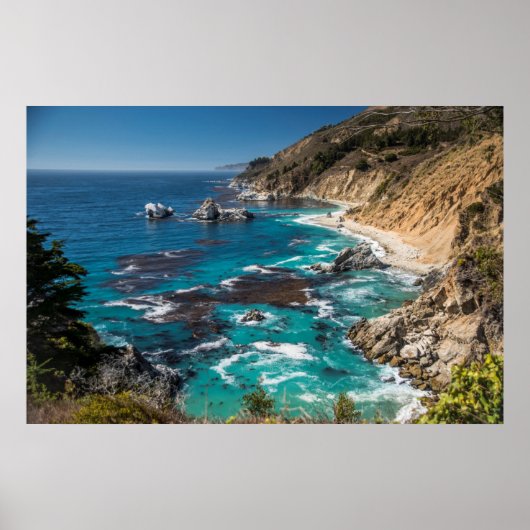 Big-Sur-Küste, Westküste, Pazifikküste Poster (Vorne)