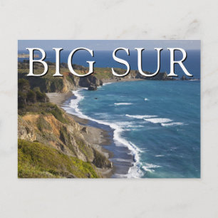 Big Sur Küstenlinie   Kalifornien Postkarte