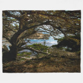 BIG SUR Large Fleece Blanket (Vorderseite (Horizontal))