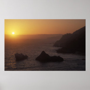 Big Sur off Highway 101, Kalifornien, USA Poster