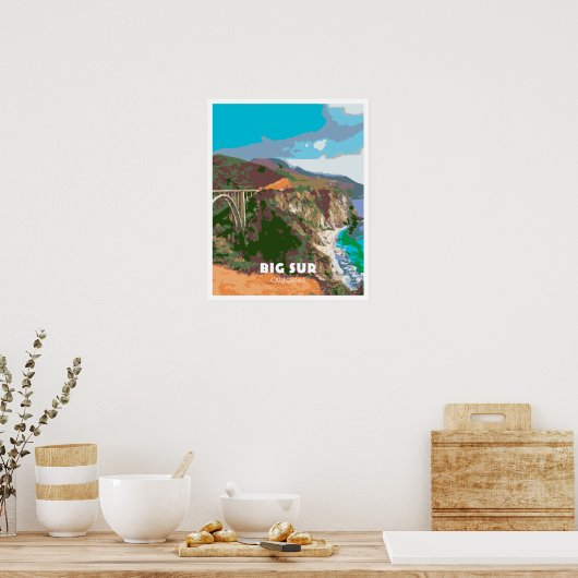 Big Sur Poster (Küche)