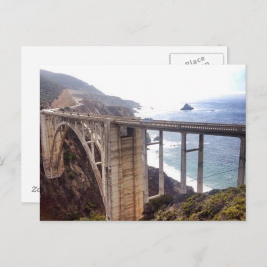 BIG SUR POSTKARTE (Vorne/Hinten)