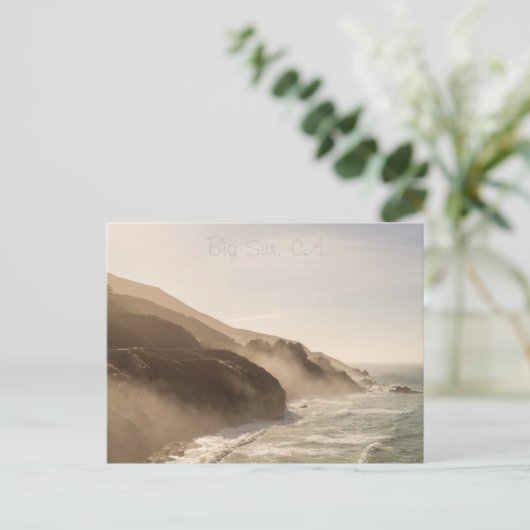 Big Sur Postkarte (Stehend Vorderseite)