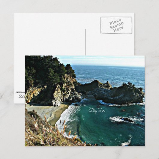 Big Sur Postkarte (Vorne/Hinten)