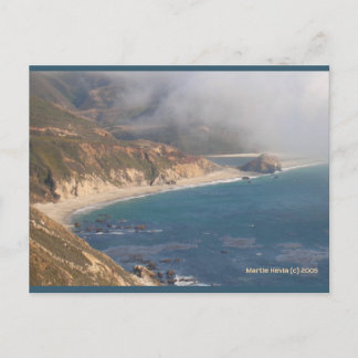 Big Sur Rocky Beach | Blue Beach Song™ Postcard Postkarte