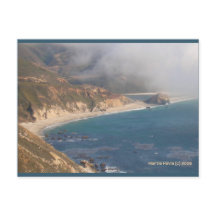 Big Sur Rocky Beach | Blue Beach Song™ Postcard