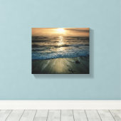 Big Sur Sunset Leinwanddruck (Insitu (Holzboden))