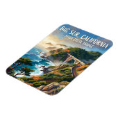 Big Sur USA Magnet (Linke Seite)