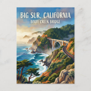 Big Sur USA Postkarte