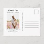 Big Sur Wedding McWay Save the Date Postcard Postkarte (Rückseite)