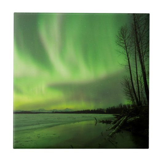 Big Susitna Aurora Fliese (Vorderseite)