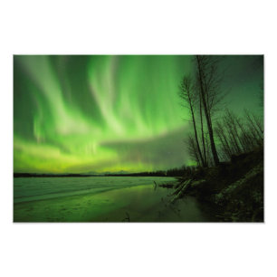 Big Susitna Aurora Fotodruck