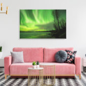 Big Susitna Aurora Leinwanddruck (Insitu (Wohnzimmer))