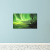 Big Susitna Aurora Leinwanddruck (Insitu (Holzboden))