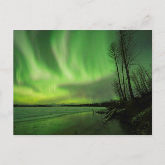 Big Susitna Aurora Postkarte (Vorderseite)