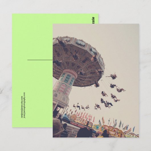 Big Swing Postcard Postkarte (Vorne/Hinten)