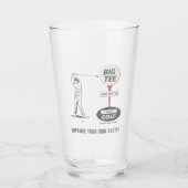 Big T-Shirt Golfplatz La Mirada Glas (Vorderseite)