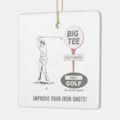 Big T-Shirt Golfplatz La Mirada Keramikornament (Links)
