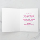 BIG, Tageskarten für Christliche Mütter, Sprichwör Karte (Innenseite)