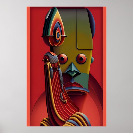 Big Tan Tong II Ken Gage Art Poster (Vorne)