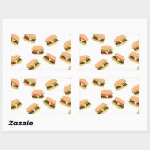 Big Tasty Burger Rechteckiger Aufkleber (Blatt)