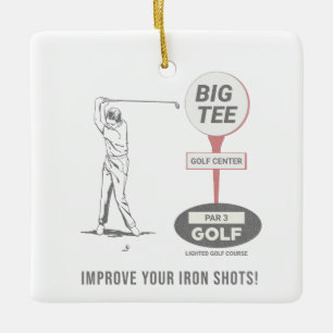 Big Tee Golfplatz La Mirada Keramikornament