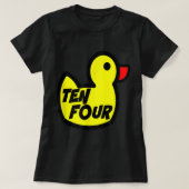 Big Ten Four Rubber Duck Convoy Trucker Geschenk T-Shirt (Design vorne)