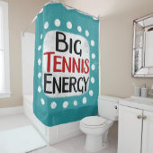 Big Tennis Energy Dusche Vorhang (Beispiel)