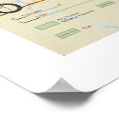 Big Thicket National Preserve Map (1993) Poster (Ecke)