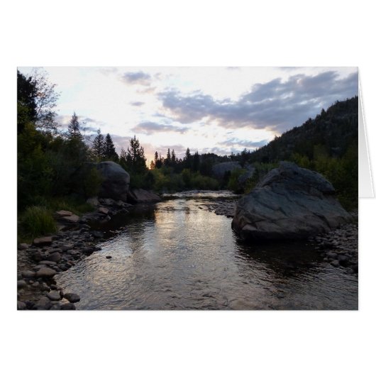 Big Thompson River bei Sunrise (Vorderseite (Horizontal))