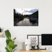 Big Thompson River bei Sunrise Poster (Heimbüro)