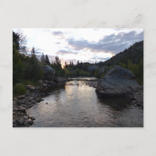 Big Thompson River bei Sunrise Postkarte