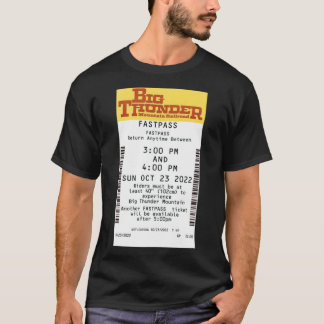 Big Thunder Mountain Fastpass 2022 Klassischer T - T-Shirt